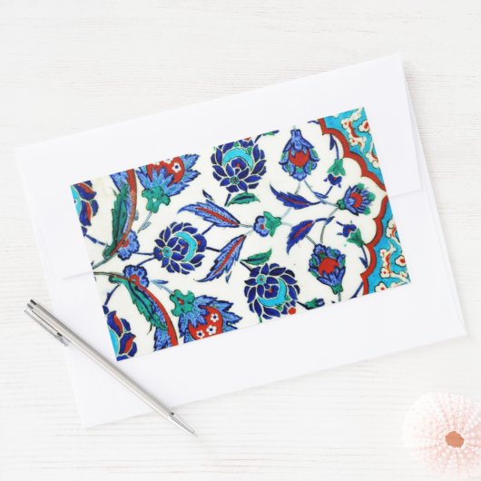 Zisnikfliese Rechteckiger Aufkleber (Umschlag)