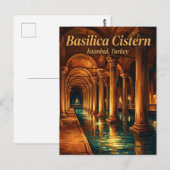 Zisterne Basilika, Istanbul, Marmara Postkarte (Vorne/Hinten)