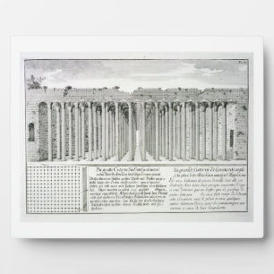Zisterne unter dem Hippodrom, Konstantinopel, Tu Fotoplatte