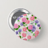 Zistvogel und Blume Button (Vorne & Hinten)