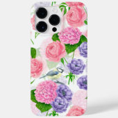 Zistvogel und Blume Case-Mate iPhone Hülle (Rückseite)