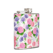 Zistvogel und Blume Flachmann (Rechts)