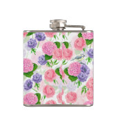 Zistvogel und Blume Flachmann (Rückseite)