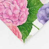 Zistvogel und Blume Fleecedecke (Ecke)