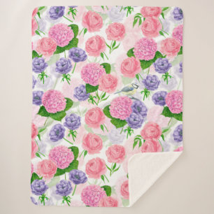 Zistvogel und Blume Sherpadecke