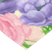 Zistvogel und Blume Tischdecke (Schrägansicht)