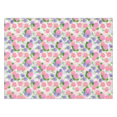 Zistvogel und Blume Tischdecke (Vorderseite (Horizontal))