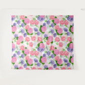 Zistvogel und Blume Wandteppich (Vorderseite (Horizontal))