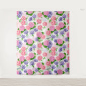 Zistvogel und Blume Wandteppich (Vorderseite)