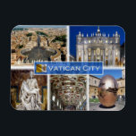 zIT000 ROME Vatikanstadt. Petersplatz, Magnet<br><div class="desc">Hier finden Sie das Andenken Ihres Urlaubs. Diese Kategorie enthält Kühlschrankmagnete von vielen Orten. Dieses Bild enthält eine Darstellung der folgenden Orte: Vatikanstadt - Petersplatz - Petersdom - Michelangelos Pietà - Das Innere der Sixtinischen Kapelle.   Beeindruckende Freunde und Familie mit einzigartigen Souvenirs aus der großen Reise! Probier uns!</div>