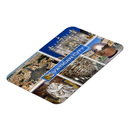 zIT000 ROME Vatikanstadt. Petersplatz, Magnet (Linke Seite)