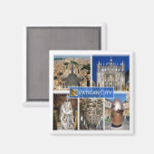 zIT000 ROME Vatikanstadt. Petersplatz, Magnet (Vorderseite/Rückseite)