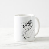Zit&Bit Artistry - Unique Dragon Zodiac Design Kaffeetasse (VorderseiteRechts)