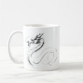 Zit&Bit Artistry - Unique Dragon Zodiac Design Kaffeetasse (Links)