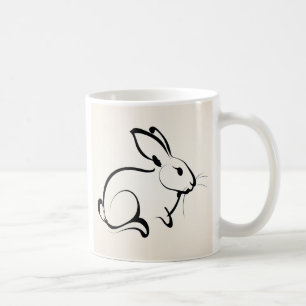 Zit&Bit Artistry - Unique Rabbit Zodiac Design Kaffeetasse