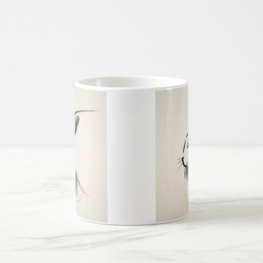 Zit&Bit Artistry - Unique Rabbit Zodiac Design Kaffeetasse (Mittel)