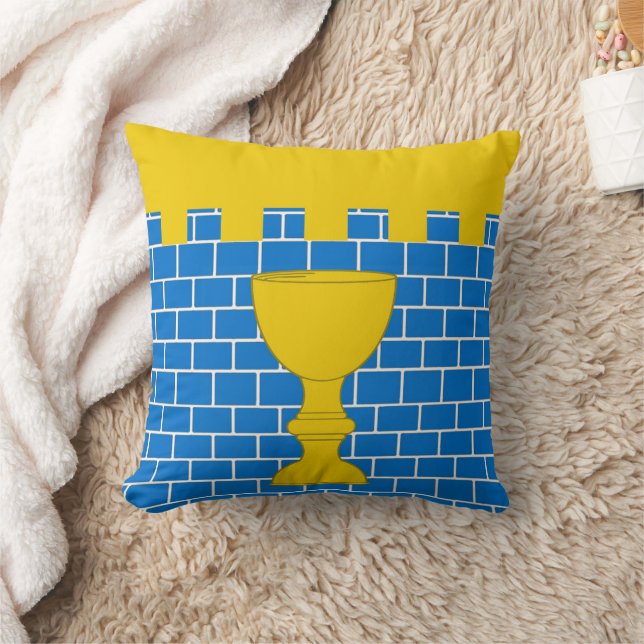 Zitadelle des Südpässervolks Abzeichen Throw Kissen (Decke)