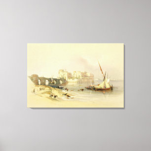 Zitadelle von Sidon, 28. April 1839, Platte 76 von Leinwanddruck