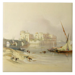 Zitadelle von Sidon am 28. April 1839 überziehen Fliese
