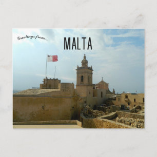 Zitadelle von Victoria Gozo Insel Malta Postkarte