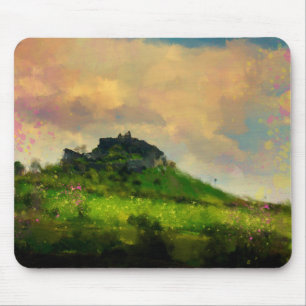 Zitadelle Wände auf dem Hügel Mousepad