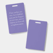 Zitat 1 John 1 9 Ausweis (Front & Back)