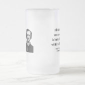 Zitat 1b Edgar Allen Poe Mattglas Bierglas (Mittel)
