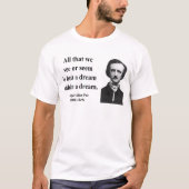 Zitat 1b Edgar Allen Poe T-Shirt (Vorderseite)