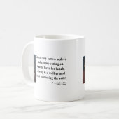 Zitat 2b Bens Franklin Kaffeetasse (Vorderseite Links)