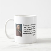 Zitat 2b Bens Franklin Kaffeetasse (Links)