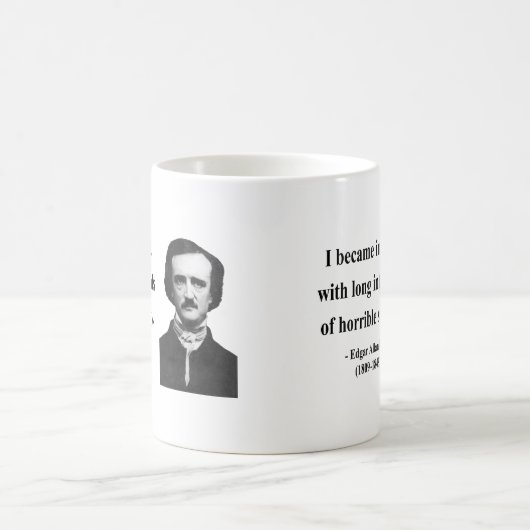 Zitat 2b Edgar Allen Poe Kaffeetasse (Mittel)