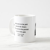 Zitat 2b Georges Orwell Kaffeetasse (Vorderseite Links)