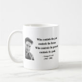 Zitat 2b Georges Orwell Kaffeetasse (Links)