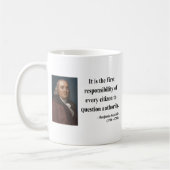 Zitat 3b Bens Franklin Kaffeetasse (Links)