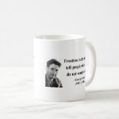Zitat 4b Georges Orwell Kaffeetasse (VorderseiteRechts)