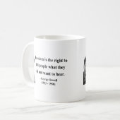 Zitat 4b Georges Orwell Kaffeetasse (Vorderseite Links)