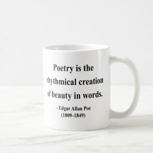 Zitat 5a Edgar Allen Poe Kaffeetasse