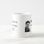 Zitat 5b Georges Orwell Kaffeetasse (Mittel)