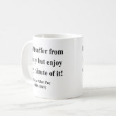 Zitat 6a Edgar Allen Poe Kaffeetasse (Vorderseite Links)