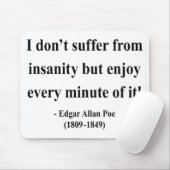 Zitat 6a Edgar Allen Poe Mousepad (Mit Mouse)