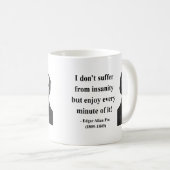 Zitat 6b Edgar Allen Poe Kaffeetasse (VorderseiteRechts)