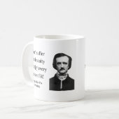 Zitat 6b Edgar Allen Poe Kaffeetasse (Vorderseite Links)