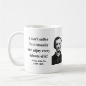 Zitat 6b Edgar Allen Poe Kaffeetasse (Links)