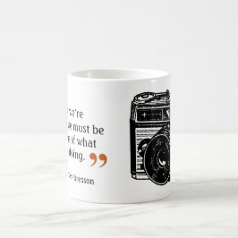 Zitat 7 des berühmten Fotografen Vintages Kamerabi Kaffeetasse