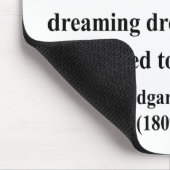 Zitat 8a Edgar Allen Poe Mousepad (Ecke)