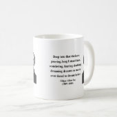 Zitat 8b Edgar Allen Poe Kaffeetasse (VorderseiteRechts)