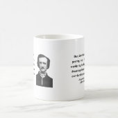 Zitat 8b Edgar Allen Poe Kaffeetasse (Mittel)