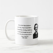 Zitat 8b Edgar Allen Poe Kaffeetasse (Links)