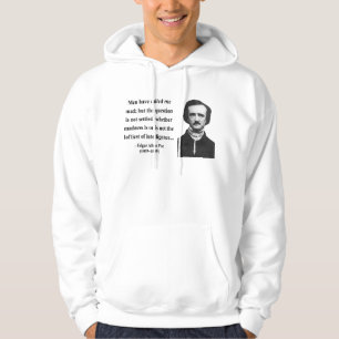 Zitat 9b Edgar Allen Poe Hoodie