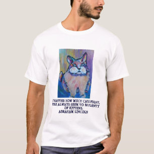ZITAT A. LINCOLN   FUNNY - T - SHIRT